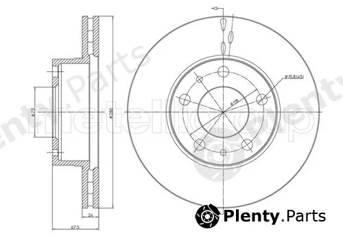 Trusting DF834 — Brake Disc