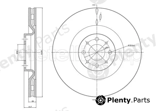 Trusting DF1645 — Brake Disc