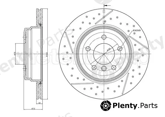 Trusting DF1468 — Brake Disc
