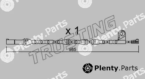 Trusting SU.309 — Warning Contact, brake pad wear
