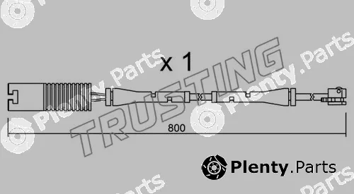 Trusting SU.083 — Warning Contact, brake pad wear