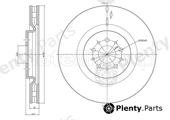 Trusting DF1215 — Brake Disc