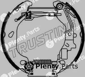 Trusting 6384 — Brake Shoe Set Kit premounted