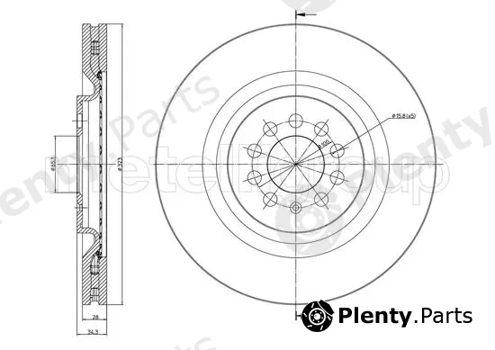 Trusting DF1610 — Brake Disc