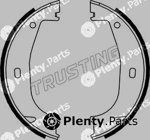 Trusting 019.026 — Brake Shoe Set, parking brake
