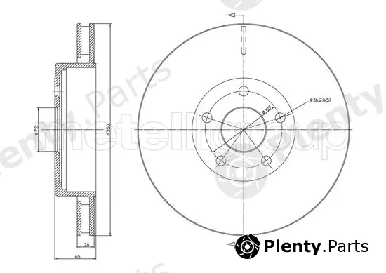 Trusting DF1411 — Brake Disc