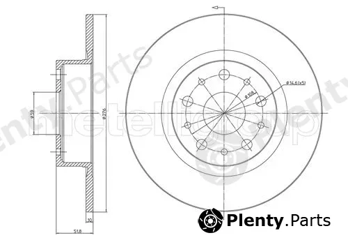 Trusting DF653 — Brake Disc