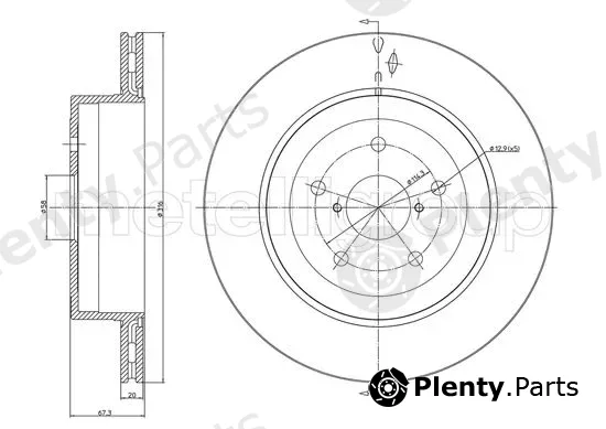 Trusting DF1241 — Brake Disc