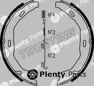 Trusting 052.132K — Brake Shoe Set, parking brake