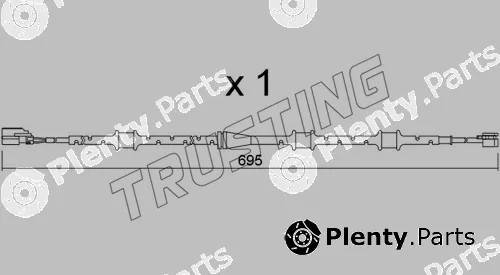 Trusting SU.381 — Warning Contact, brake pad wear