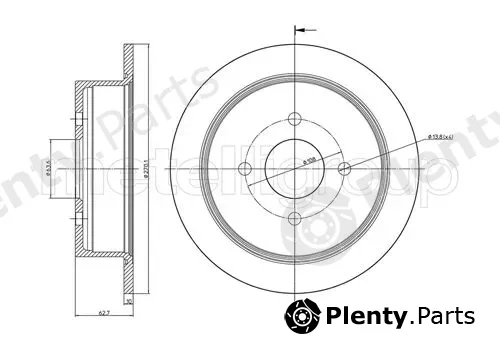 Trusting DF708 — Brake Disc