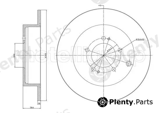 Trusting DF1298 — Brake Disc
