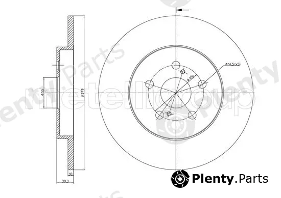 Trusting DF1670 — Brake Disc