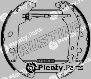 Trusting 6374 — Brake Shoe Set Kit premounted