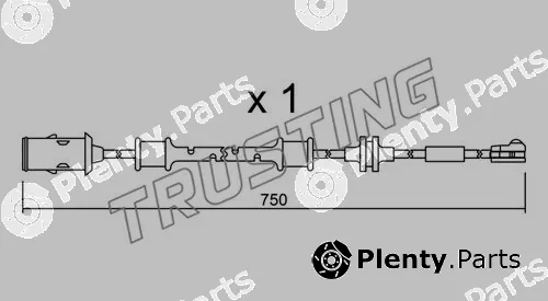 Trusting SU.319 — Warning Contact, brake pad wear