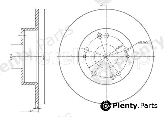 Trusting DF1469 — Brake Disc