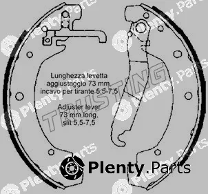 Trusting 124.277 — Brake Shoe Set