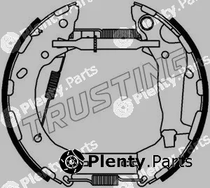 Trusting 6457 — Brake Shoe Set Kit premounted
