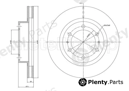 Trusting DF1196 — Brake Disc