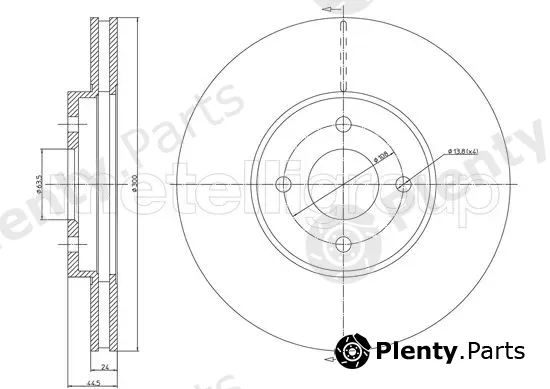 Trusting DF1004 — Brake Disc