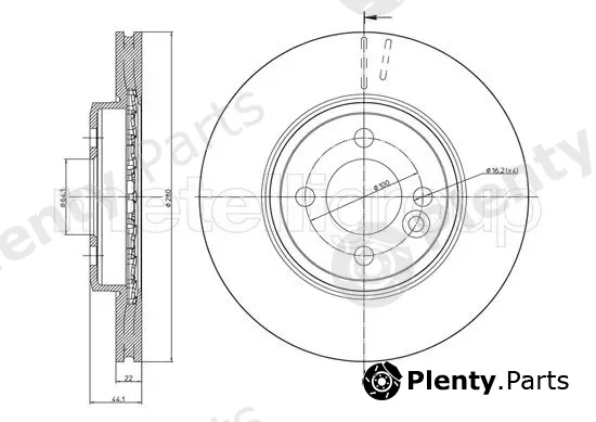 Trusting DF1264 — Brake Disc