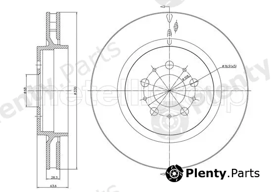 Trusting DF1633 — Brake Disc