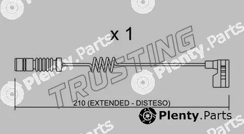 Trusting SU.209 — Warning Contact, brake pad wear
