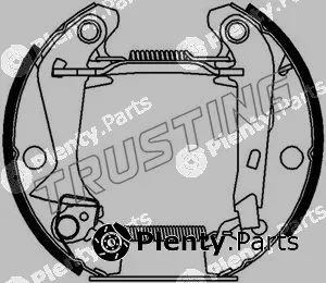 Trusting 6051 — Brake Shoe Set Kit premounted