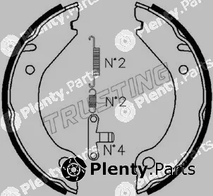 Trusting 127.267K — Brake Shoe Set, parking brake