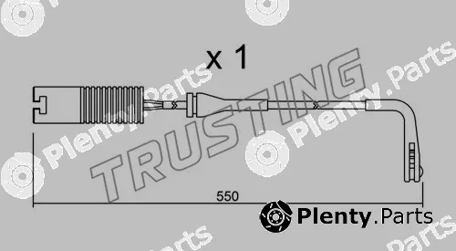 Trusting SU.092 — Warning Contact, brake pad wear