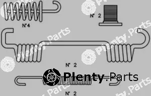 Trusting K421 — Accessory Kit, brake shoes