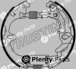 Trusting 6331 — Brake Shoe Set Kit premounted