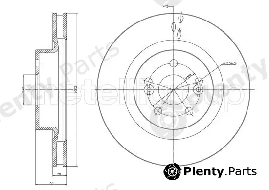 Trusting DF1249 — Brake Disc