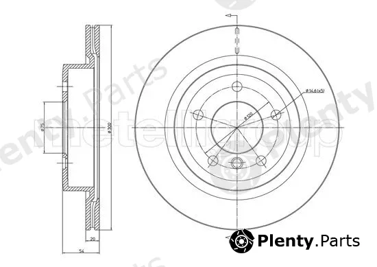 Trusting DF1657 — Brake Disc