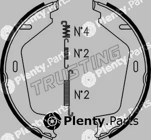 Trusting 127.273K — Brake Shoe Set, parking brake