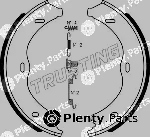 Trusting 052.138K — Brake Shoe Set, parking brake