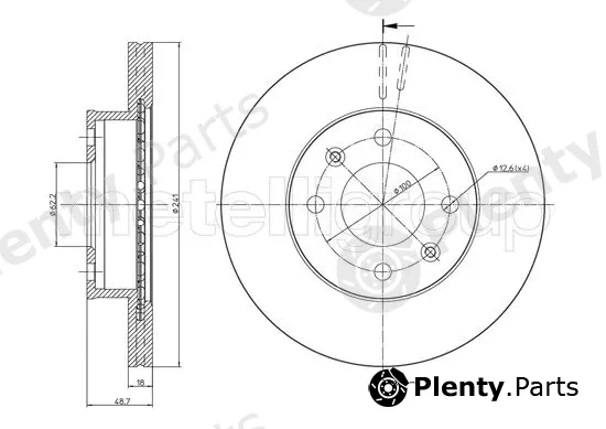 Trusting DF1027 — Brake Disc