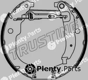 Trusting 6423 — Brake Shoe Set Kit premounted