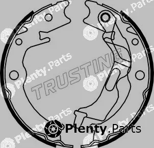 Trusting 027.007 — Brake Shoe Set, parking brake