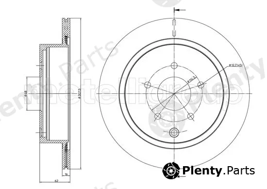 Trusting DF1193 — Brake Disc
