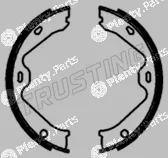 Trusting 253.748 — Brake Shoe Set, parking brake