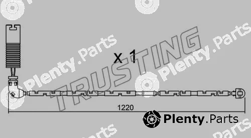 Trusting SU.296 — Warning Contact, brake pad wear