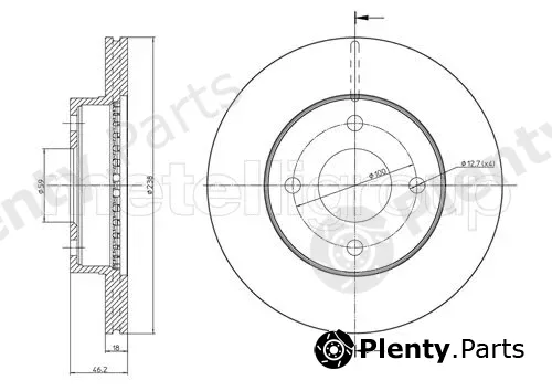 Trusting DF1085 — Brake Disc