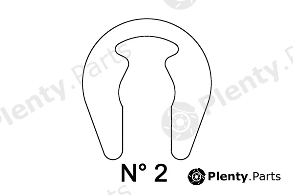 Trusting K464 — Accessory Kit, brake shoes