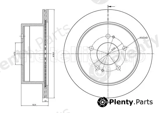 Trusting DF1409 — Brake Disc