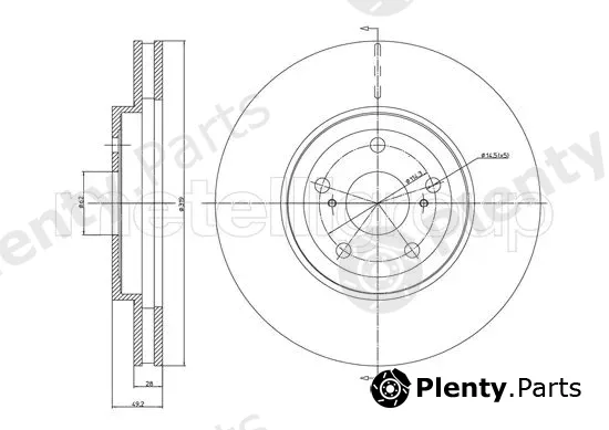 Trusting DF1035 — Brake Disc