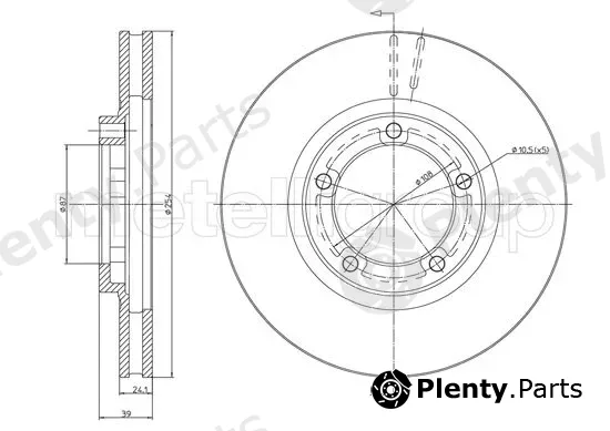 Trusting DF727 — Brake Disc