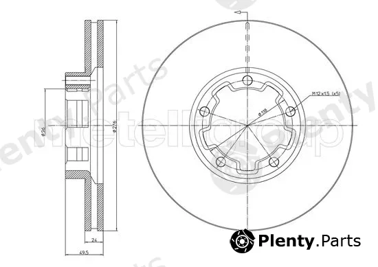 Trusting DF1372 — Brake Disc