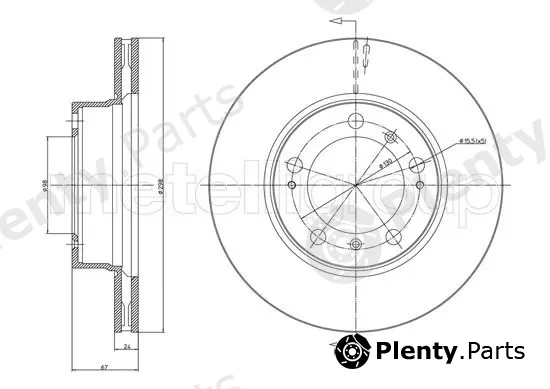 Trusting DF1618 — Brake Disc