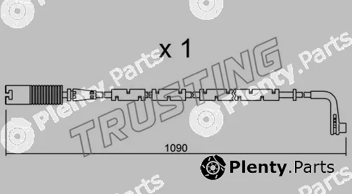 Trusting SU.206 — Warning Contact, brake pad wear